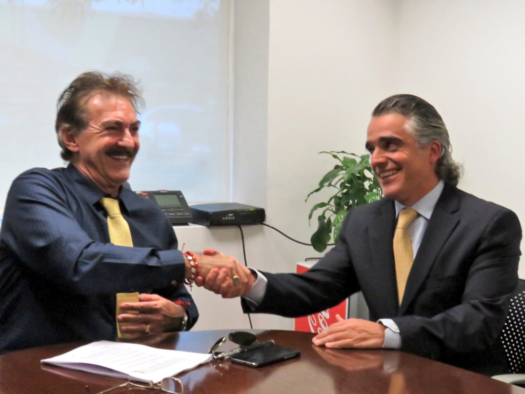 La Volpe y José Romano 