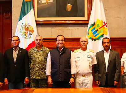 El gobernador se reunió con el Grupo de Coordinación Veracruz.