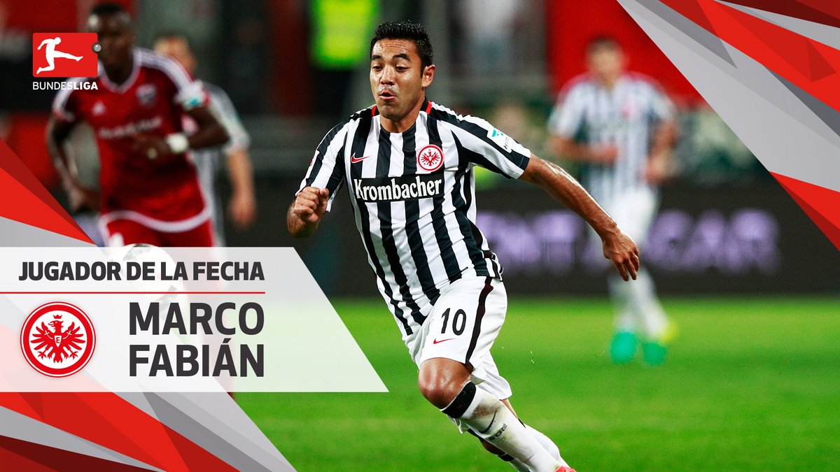 Marco Fabián repite por segunda vez como Mejor Jugador en Bundesliga