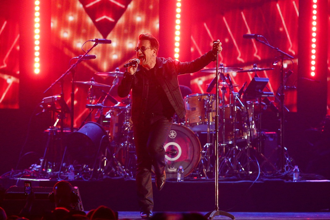 Bono criticó a Donald Trump. 
