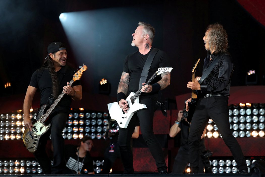 Metallica en el Global Citizen Festival, de Nueva York. 