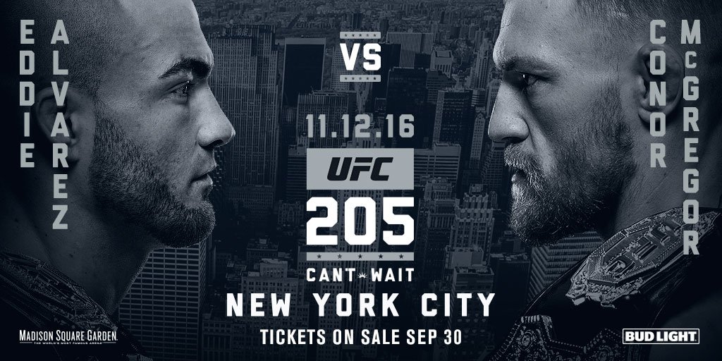 Alvarez vs McGregor en UFC 205