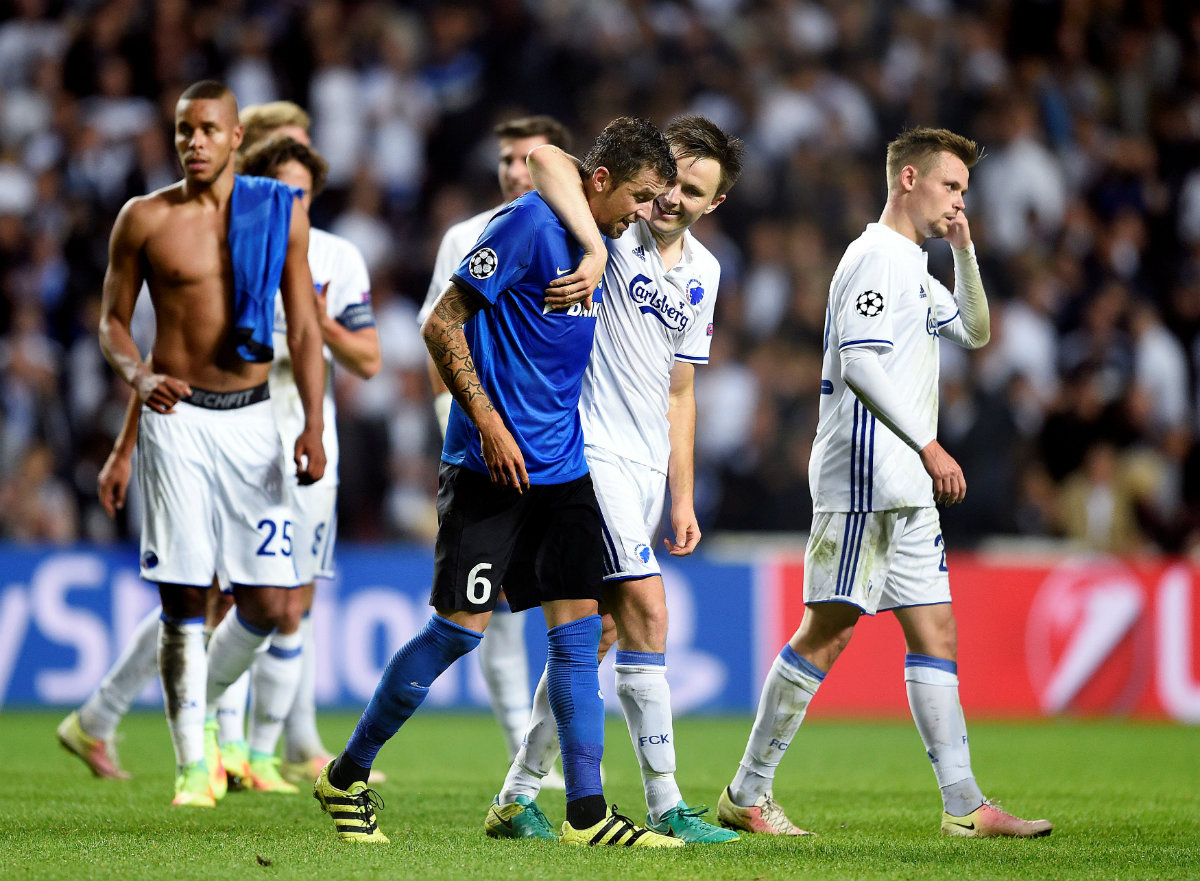 Copenhague derrotó a Brujas en la Champions League