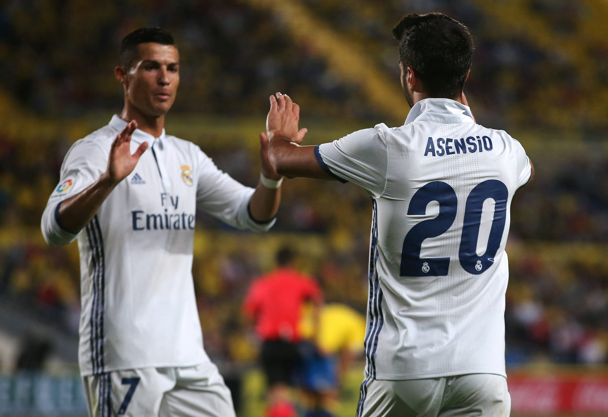 Cristiano Ronaldo y Asensio 