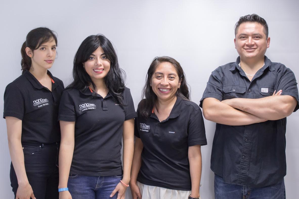 Los fundadores de Nono, Susan Barradas, Damna Reyes, Amalia Santiago y Andrés Cruz.