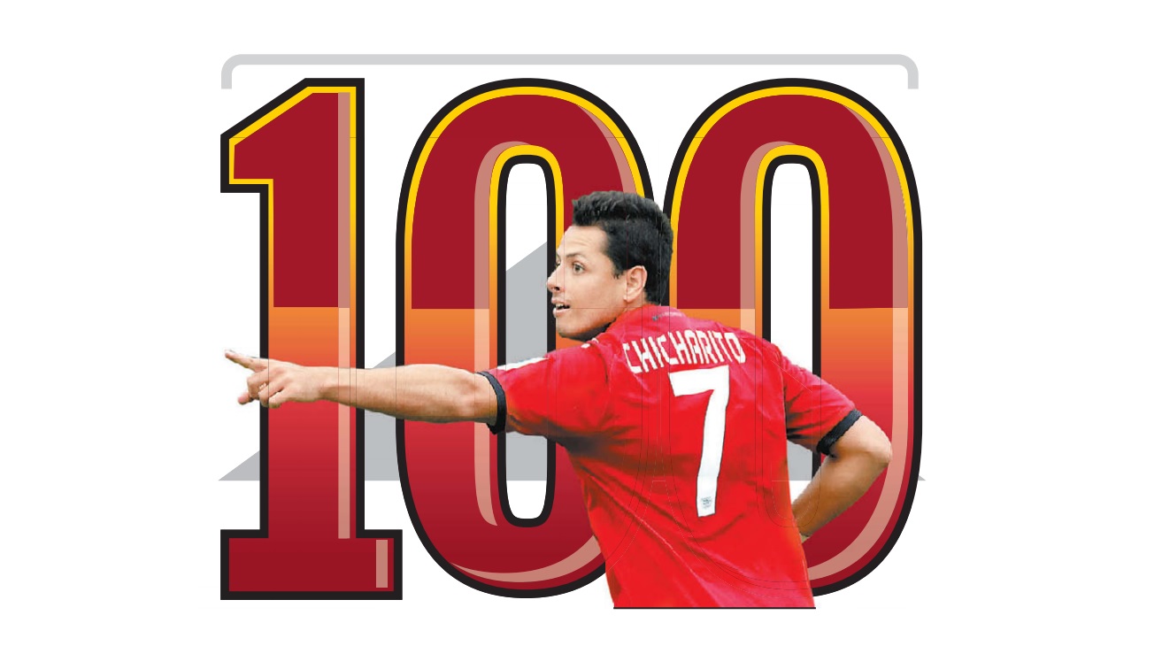 Javier Hernández va por su gol cien en Europa