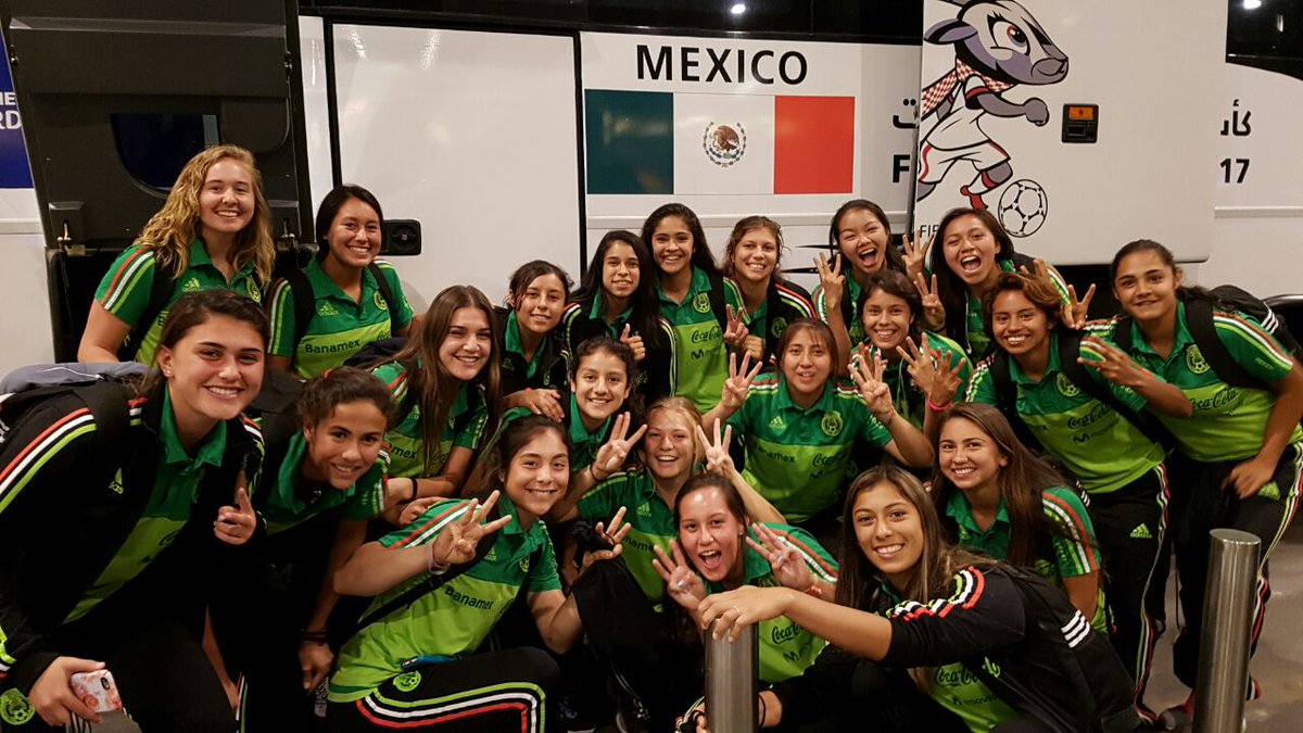 Llega el Tri femenil Sub-17 a Jordania