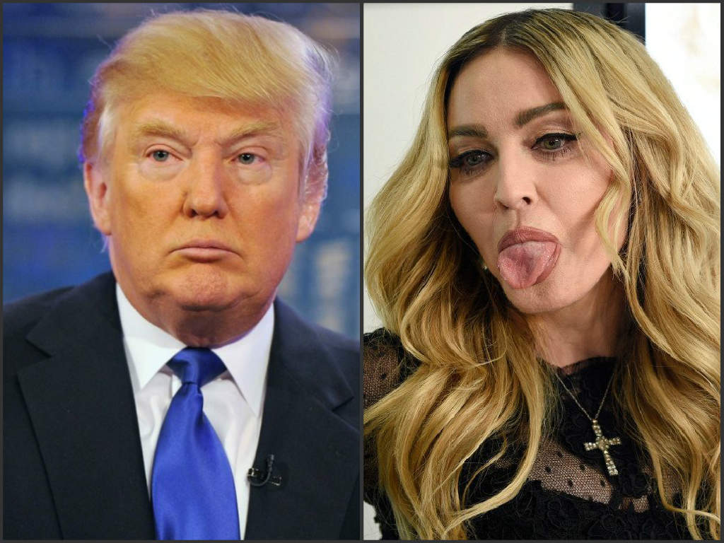 Madonna defendió a su amiga Rosie O'Donnell del magnate republicano