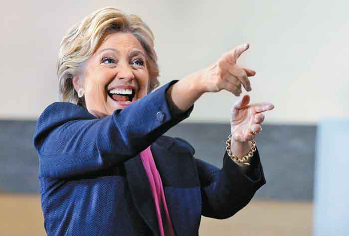 Hillary Clinton, durante un mitin ayer en la ciudad de Raleigh, Carolina del Norte.
