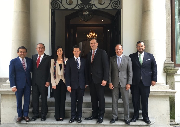 Ayer el presidente Enrique Peña Nieto se reunió con directivos de Cisco.