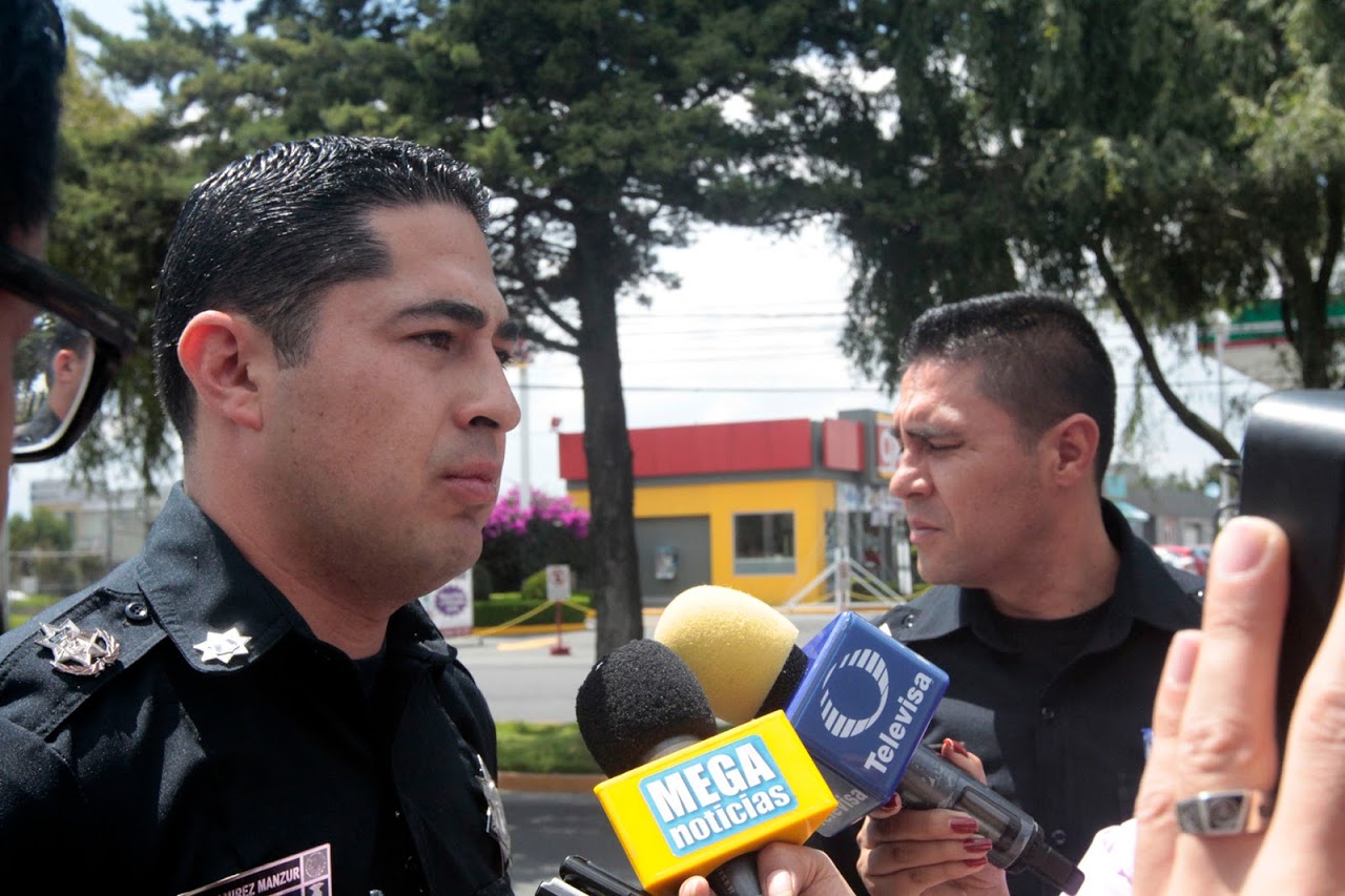 El director de Seguridad en Metepec, Jesús Ramírez Manzur.