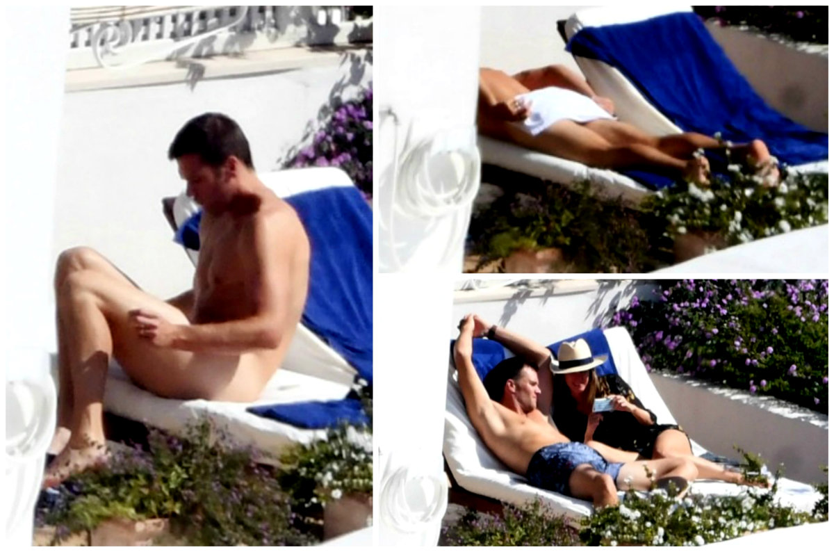Tom Brady y Gisele Bündchen, captados en su descanso 