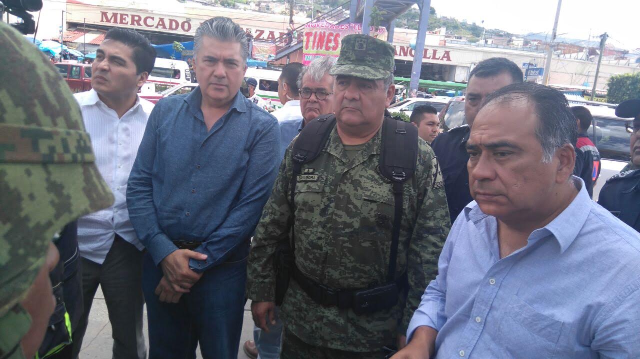 El gobernador realizó el recorrido a tres Bases de Operaciones Mixtas. 