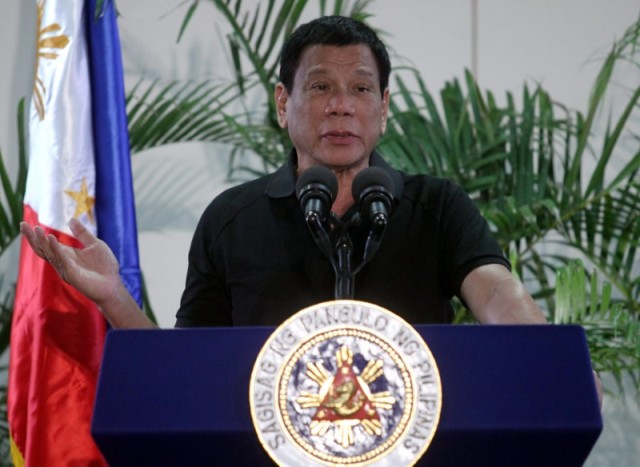 El presidente de Filipinas, Rodrigo Duterte.