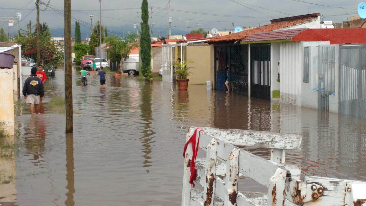 Afectaciones por inundación en Tlajomulco. Foto: Cortesía