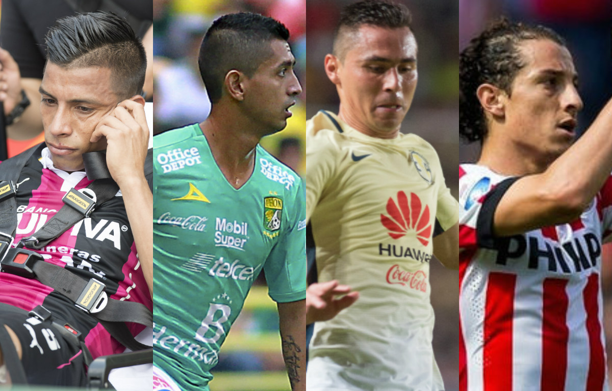Ángel Sepúlveda, Elías Hernández, Paul Aguilar y Andrés Guardado