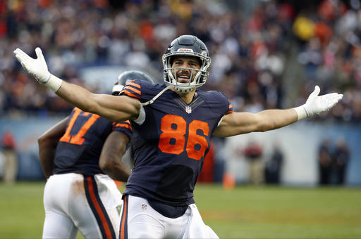 Zach Miller, jugador de los Osos de Chicago