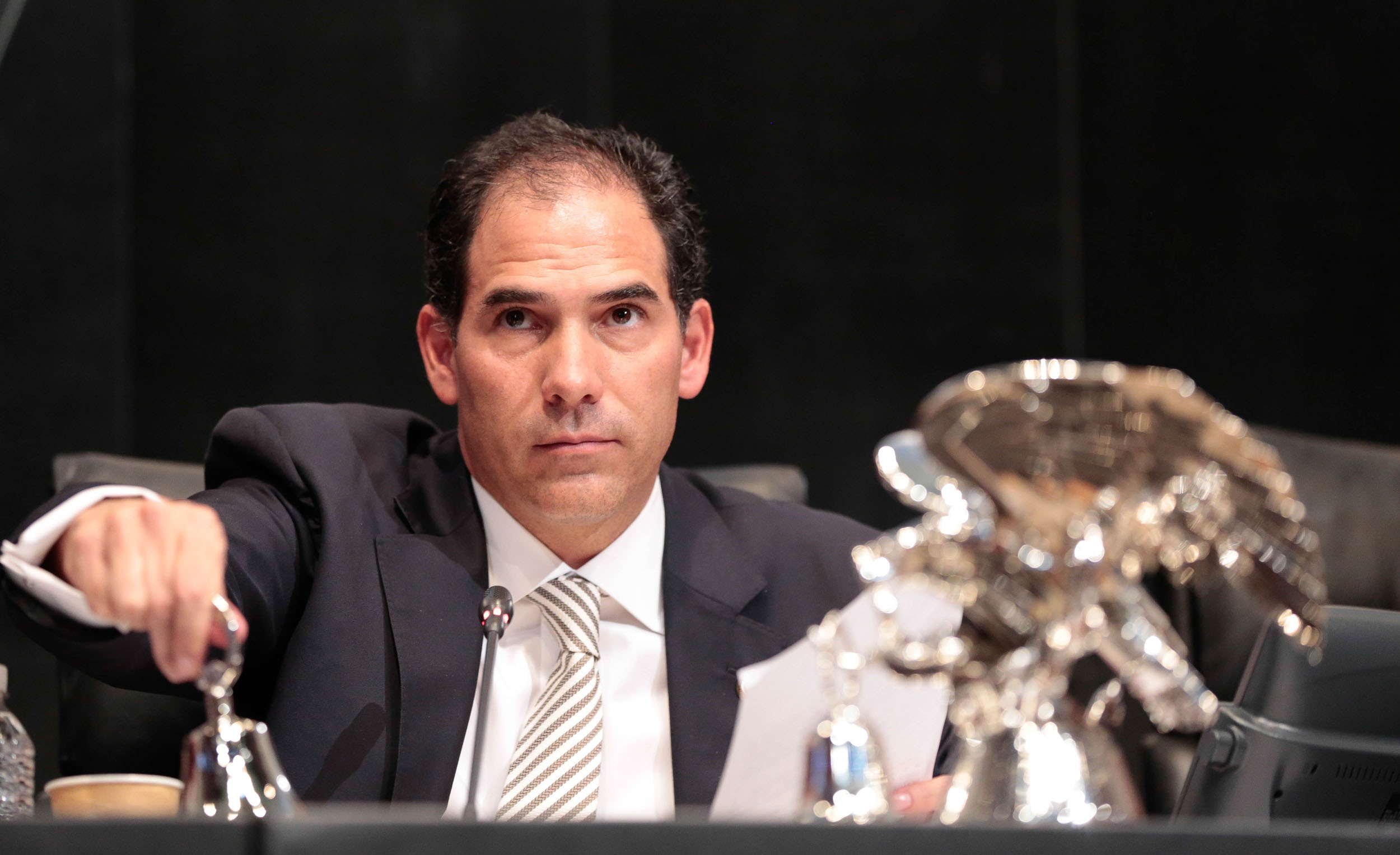 Pablo Escudero, presidente de la Mesa Directiva de la Cámara de Senadores.