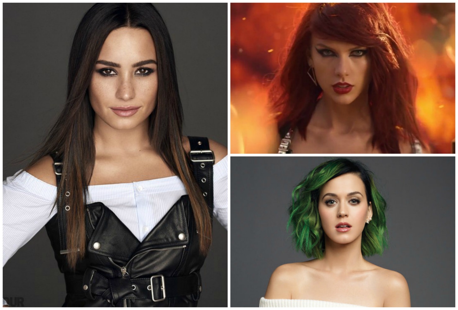 Demi Lovato críticó a Taylor Swift por atacar a Katy Perry. 
