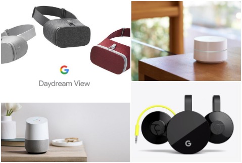 Google se despidió del cartón y lanzó unos lentes de realidad virtual de tela. Google Home, su bocina inteligente, te hará más fácil ciertas tareas y 