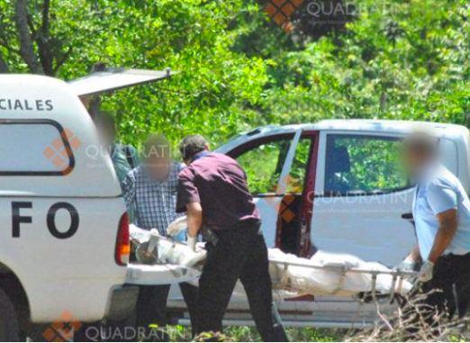 El cadáver fue recogido por elementos del Semefo.
