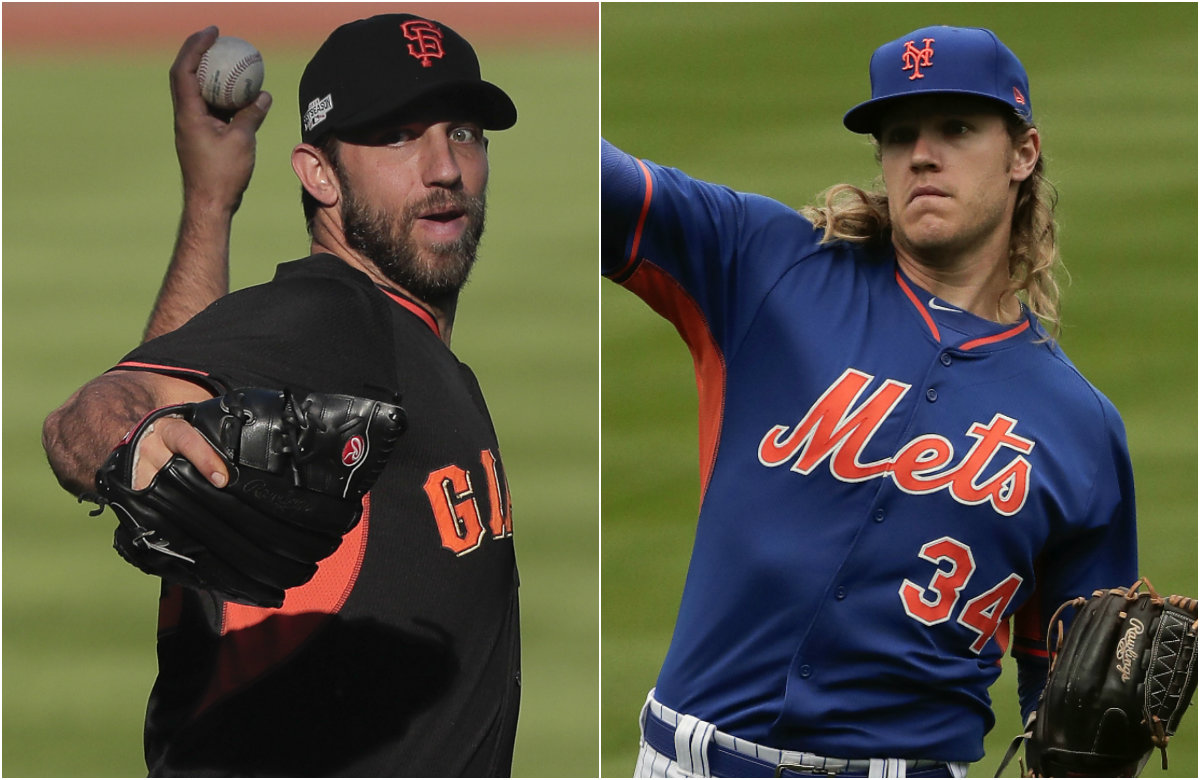 Madison Bumgarner y Noah Syndergaard