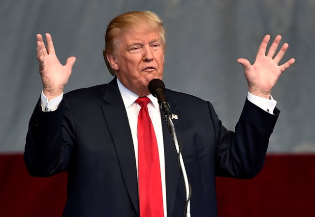 El candidato republicano, Donald Trump.