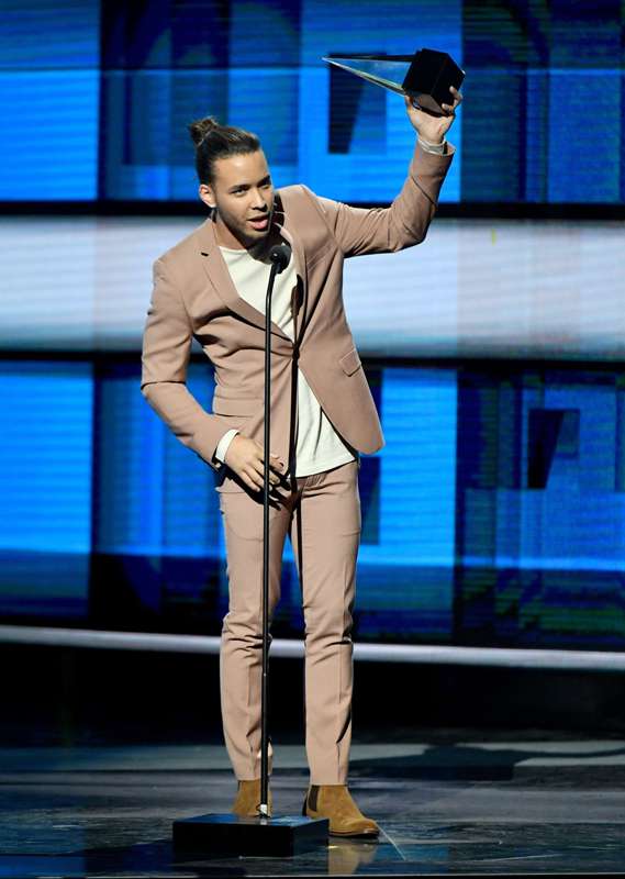 Prince Royce ganó en la categoría Artista Favorito Tropical Favorito. 