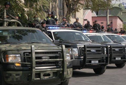 Al Valle de Toluca llegaron 400 efectivos de la Gendarmería Federal.