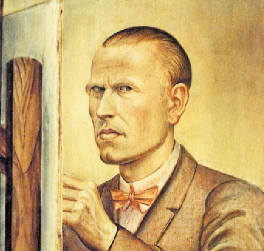 Autorretrato con caballete, pieza central de la exhibición.