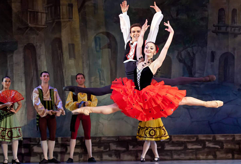 Escena de Don Quijote a cargo del Royal Czech Ballet