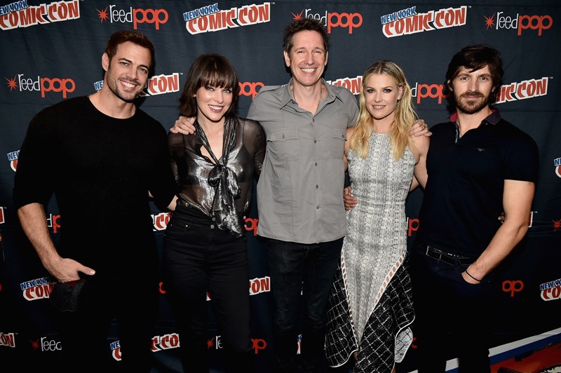 Milla Jovovich, Paul W. S. Anderson, Ali Larter y Eoin Macken. 