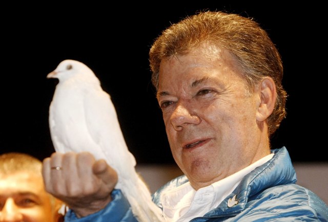 El presidente de Colombia, Juan Manuel Santos, ganó el Premio Nobel de la Paz.