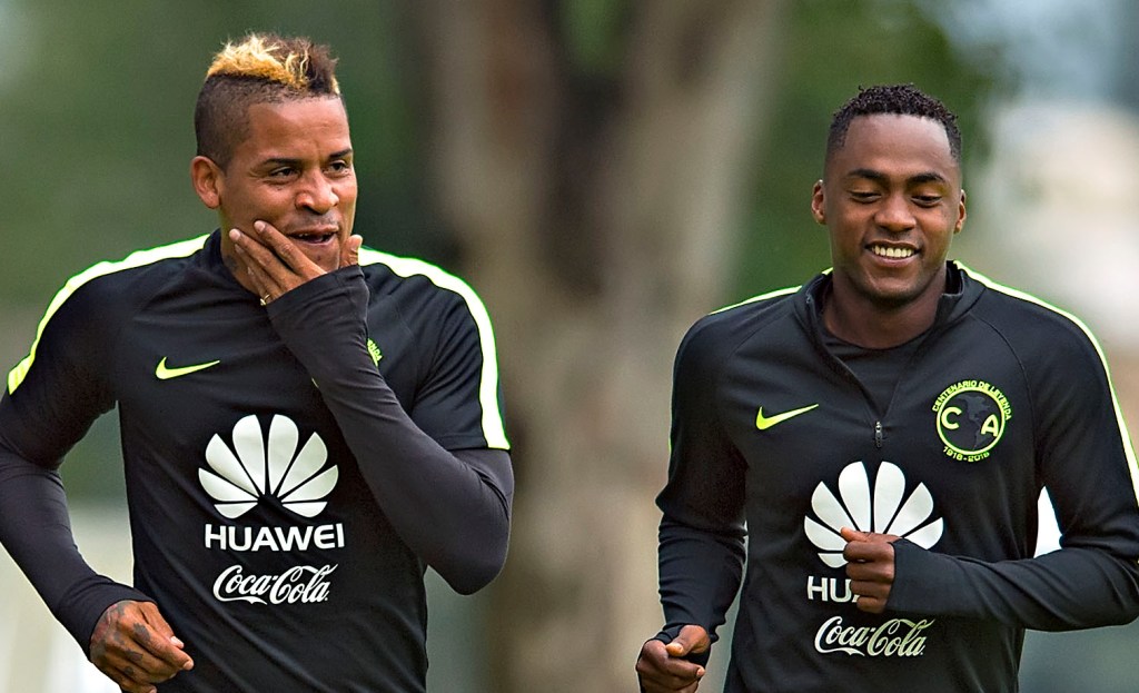 Michael Arroyo y Renato Ibarra, jugadores del América