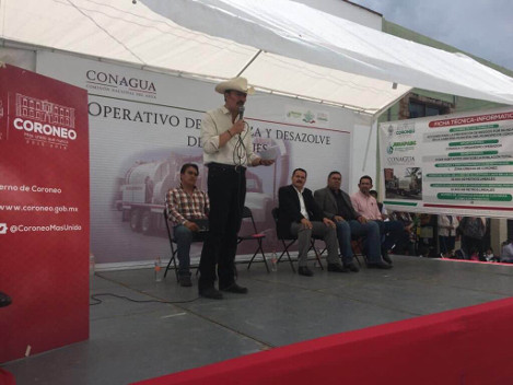 Delegado federal de la Conagua en León, Guanajuato, Humberto Navarro de Alba.