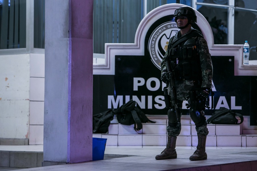 El operativo fue “para revisar las armas de la Policía Ministerial en Culiacán”.