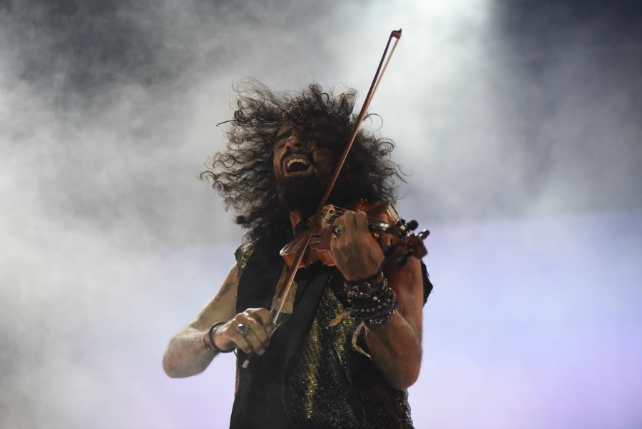 El violinista libanés Ara Malikian se presentó con éxito en el Festival Internacional Cervantino 2016.