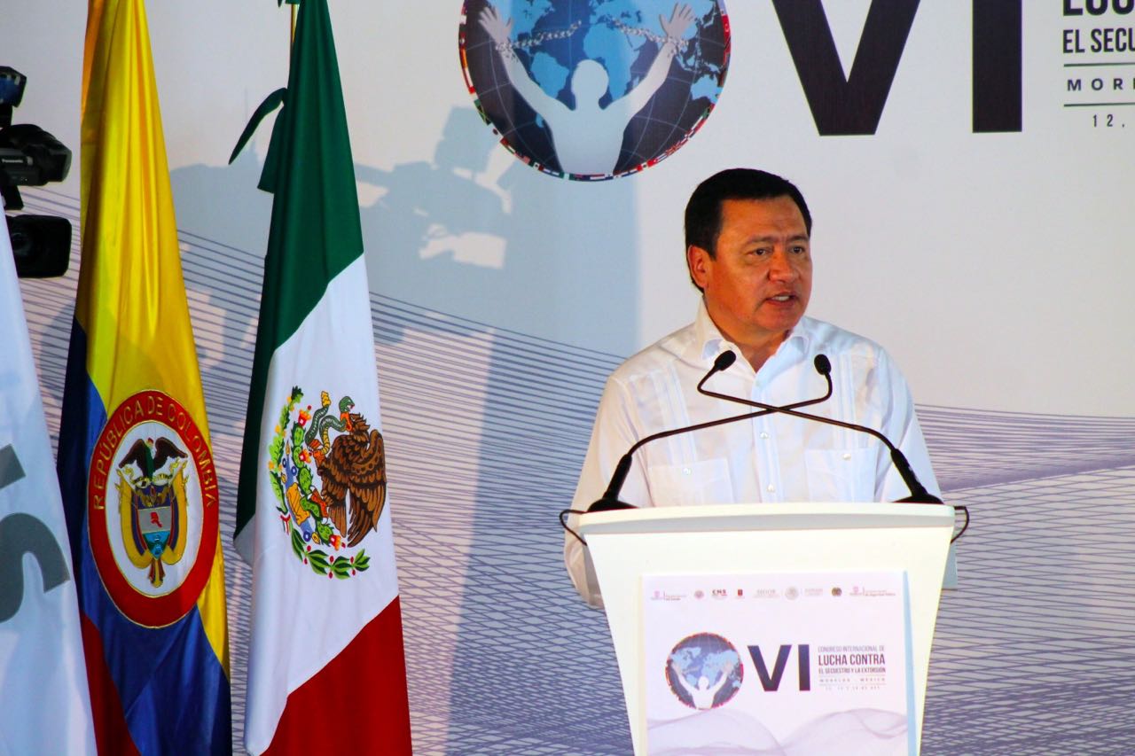 Osorio Chong afirmó que el gobierno federal no ha sido omiso en el combate al secuestro.