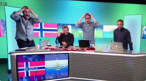 Reacción de los comentaristas noruegos