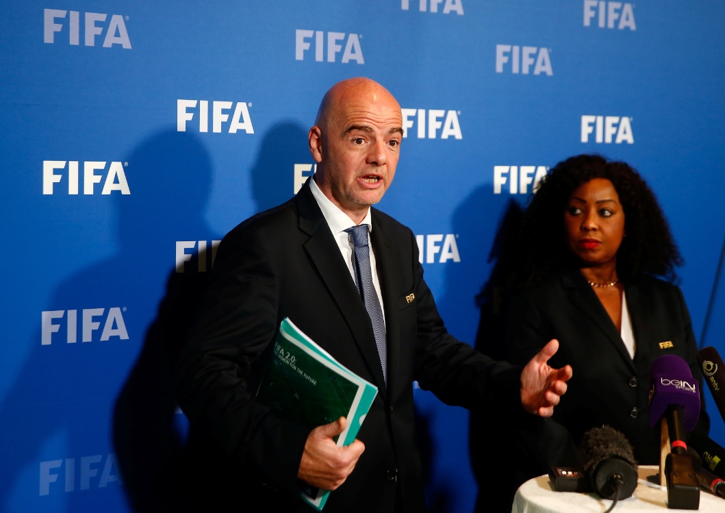 Infantino expone su modelo "FIFA 2.0 La visión para el futuro” Grupo