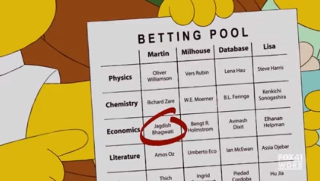 Los Simpson predijeron los Premios Nobel 2016.