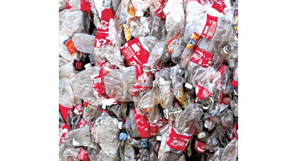 Recopilación del plástico.