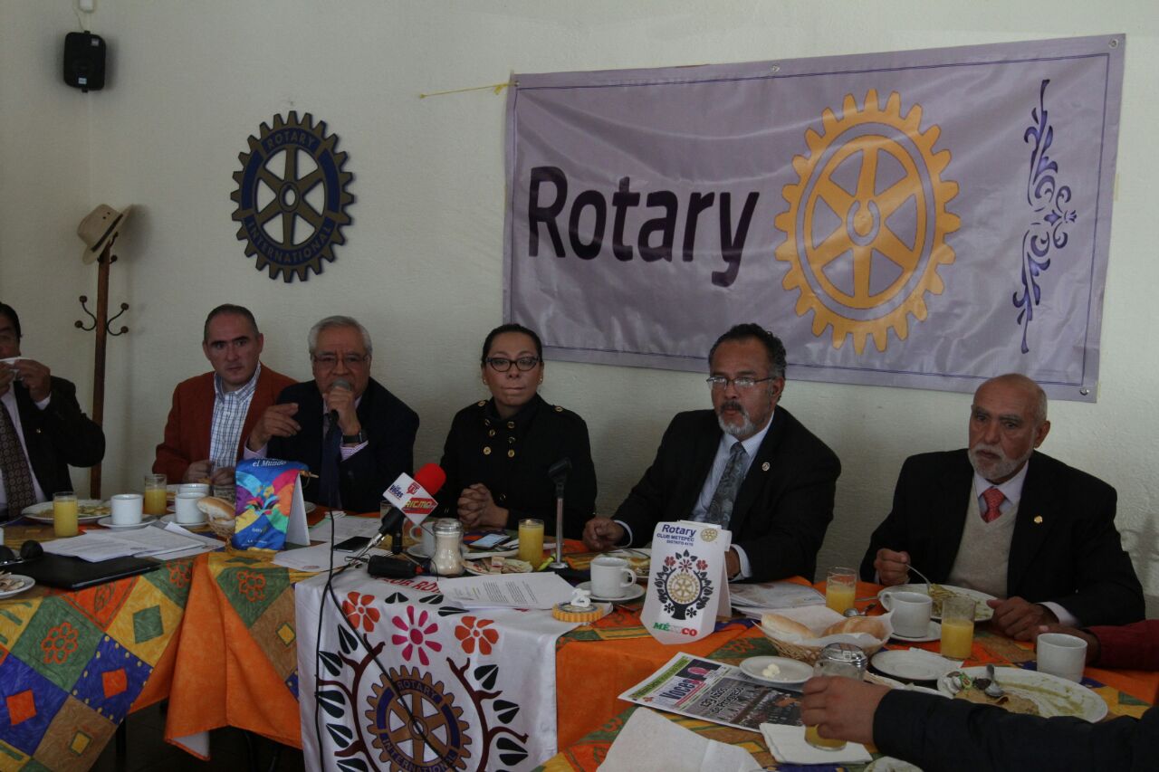 Las actividades son organizadas por el Club Rotario Metepec Distrito 4170.