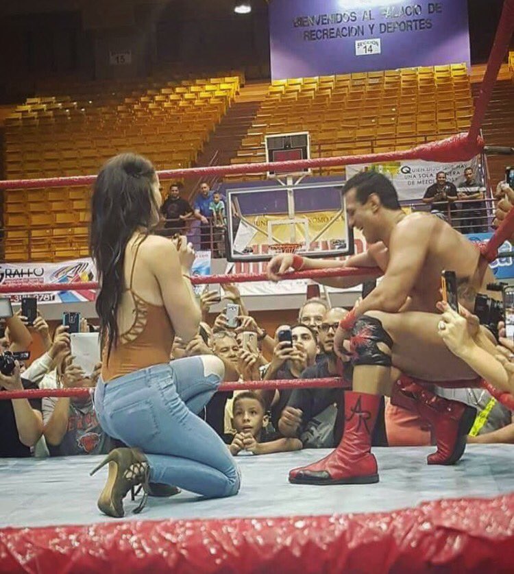 Paige le propone matrimonio a Alberto del Río