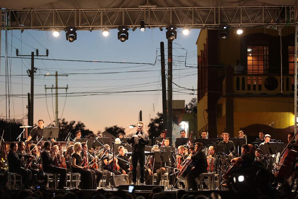 El concierto estuvo a cargo de la Orquesta Filarmónica del Desierto.
