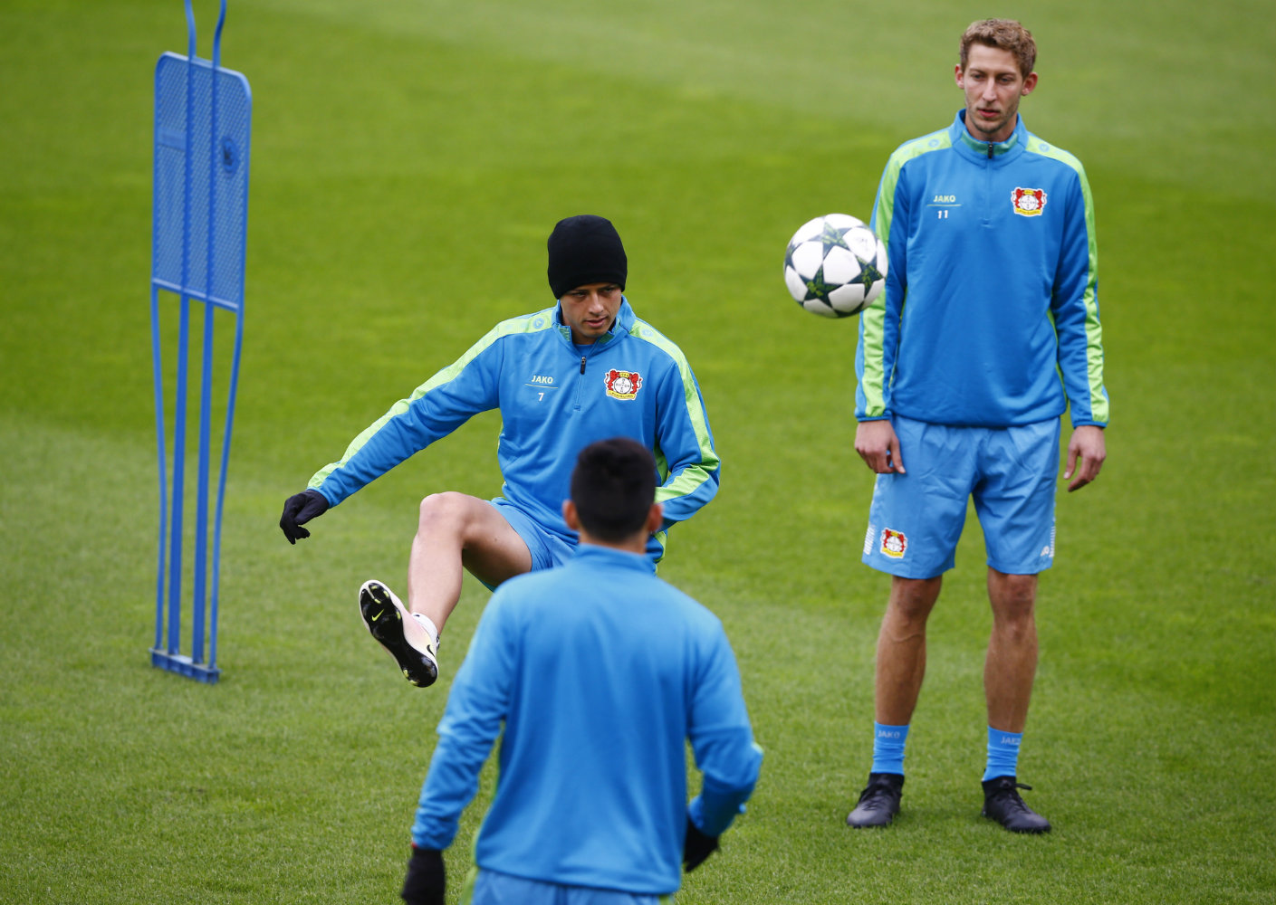 La preparación del Leverkusen para el duelo ante el Tottenham 
