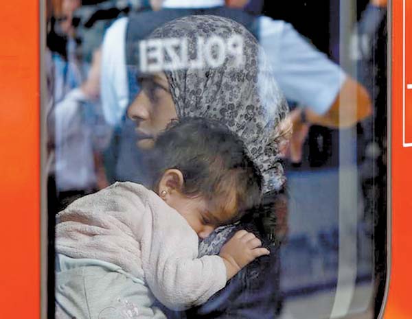 Más de un millón de migrantes arribaron el año pasado a Alemania.