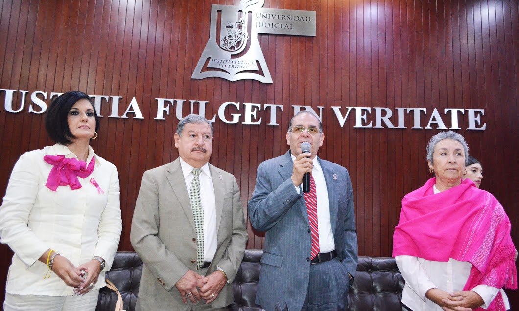 El Tribunal Superior de Justicia de Durango se suma a las labores de prevención del cáncer de mama.