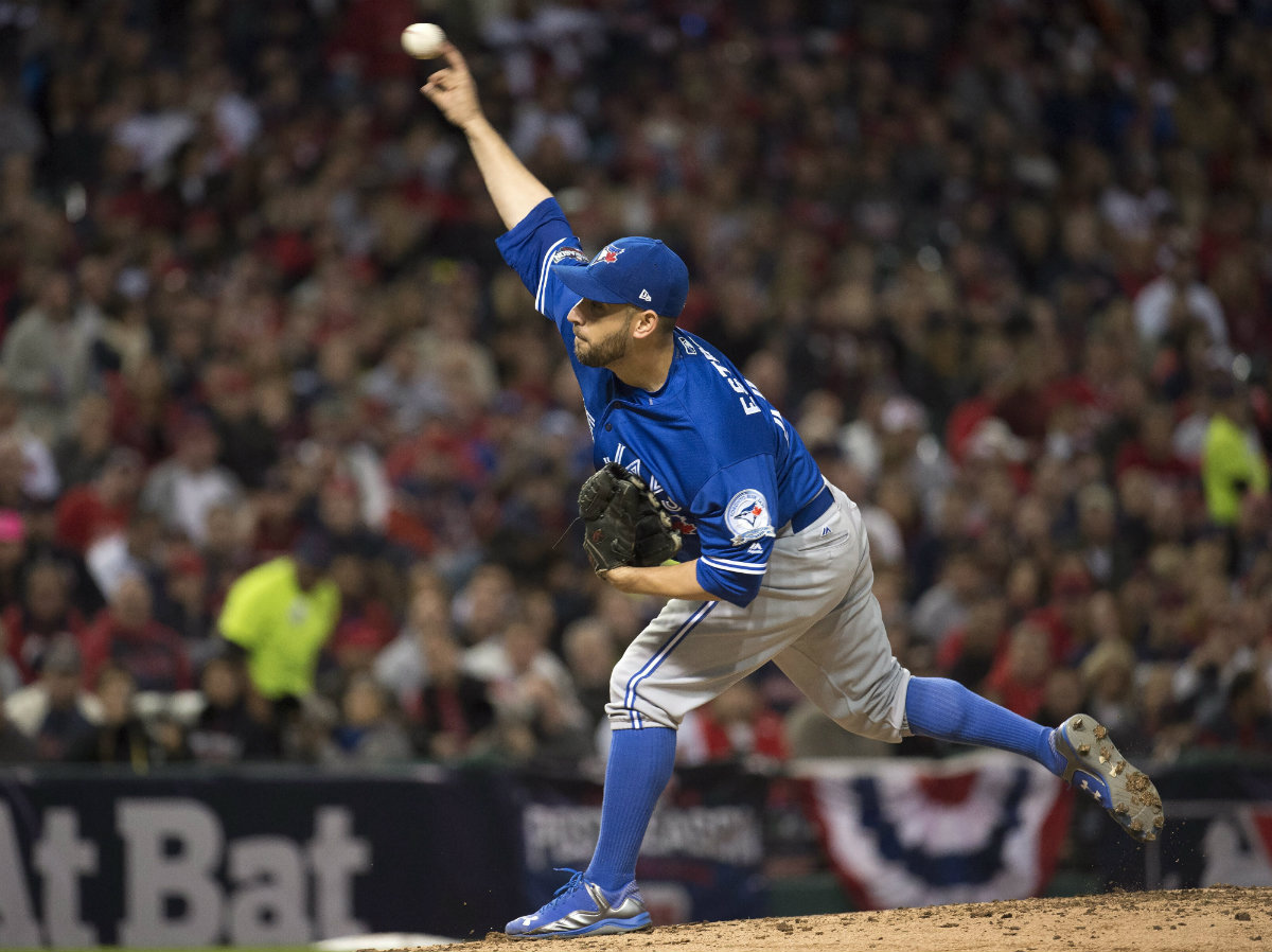 Marco Estrada, pitcher de los Azulejos