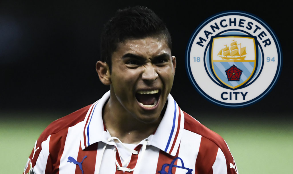 Orbelín Pineda estaría en la mira del Manchester City 